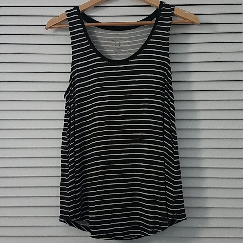 Black and White Tank Top